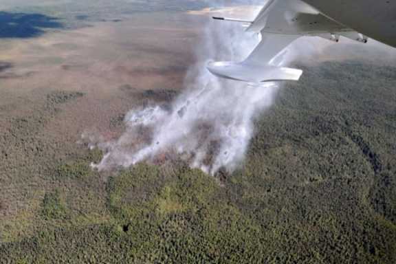 В Омской области лесные пожары будет тушить парашютно-десантная пожарная служба 