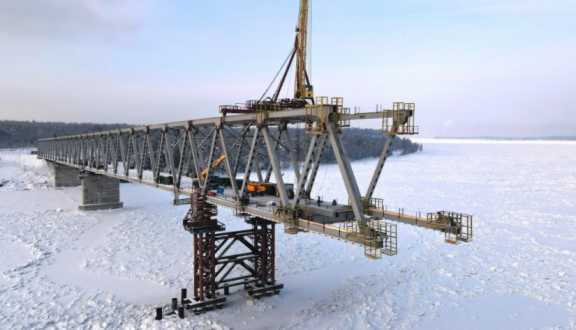 К концу 2022 года Высокогорский мост на севере Красноярского края будет построен на 85%