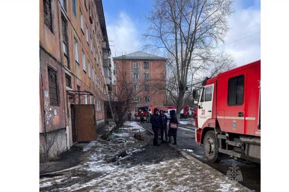 К Красноярске в результате пожара в 5-этажной «гостинке» погиб мужчина