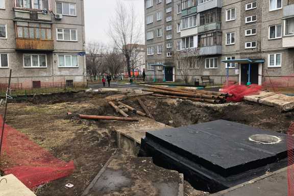 В Красноярске в Зеленой Роще завершен капремонт двух участков коллектора