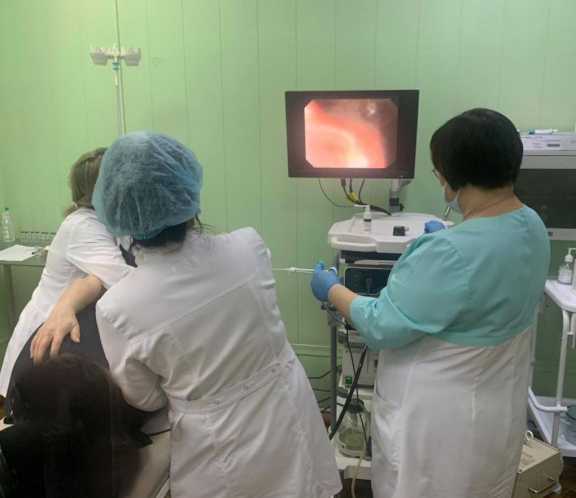 В Киренской больнице Иркутской области впервые удалили полип желудка