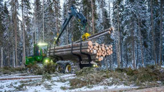 На лесозаготовке в Томской области мужчину придавило деревом