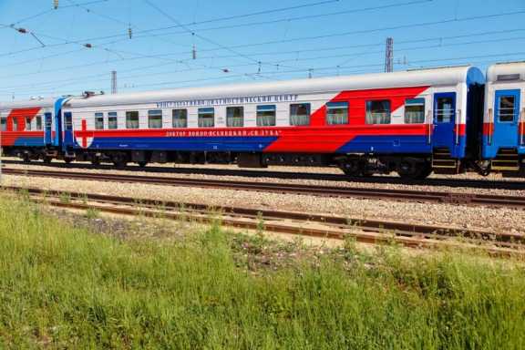 Поезд здоровья Красноярской железной дороги отправляется в поездку по трём регионам Сибири