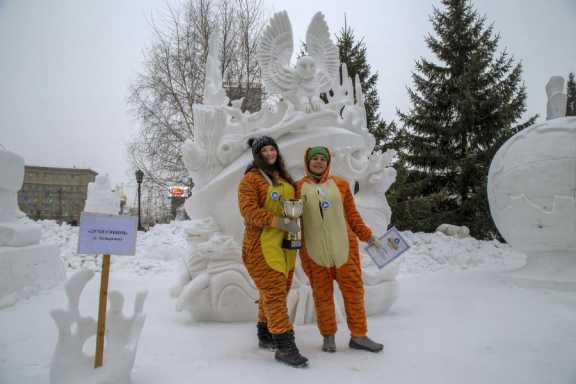 В Новосибирске подвели итоги XXII Сибирского фестиваля снежной скульптуры