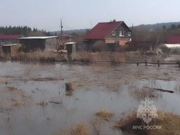 МЧС по Красноярскому краю сообщило о подтоплениях в Козульском районе