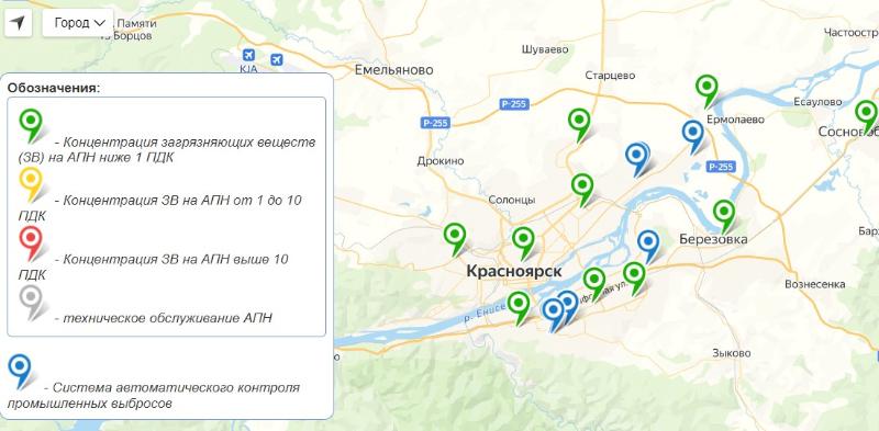 Интерактивная карта рослесхоза