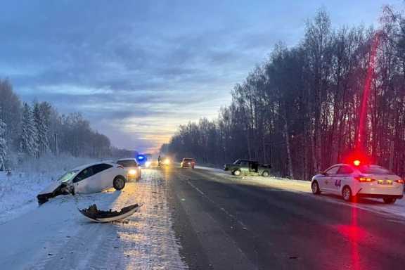 В ДТП в Томской области погиб один из водителей