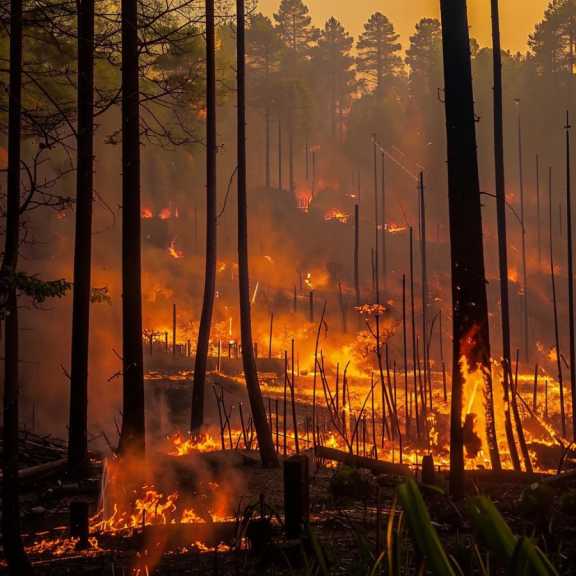 10 лесных пожаров в Красноярском крае ликвидировали за выходные