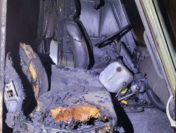 В Хакасии пьяная ссора привела к поджогу автомобиля